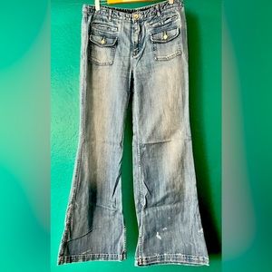 Vintage LONG inseam flare jeans